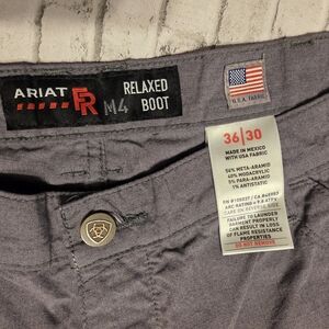 Ariat Men's FR M4 DuraLight Ripstop Relaxed Boot Cut Pants
